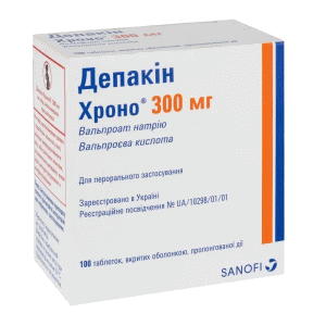 Депакин Хроно 300 мг №100
